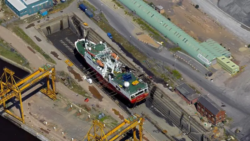 Leith drydock is part of the expansion plans at Dales Marine Services
