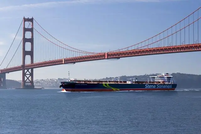 Computer generated image of the new super Suezmax tankers ordered by Stena Bulk