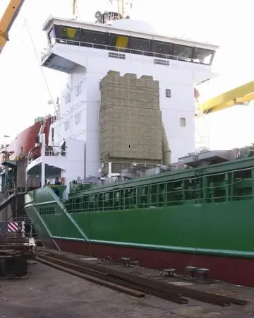 Couple Systems' dry scrubber unit onboard the Timbus