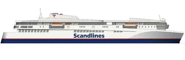 Artist impression of Scandline’s new ferries