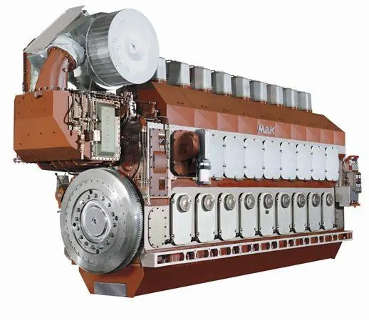 Four MaK 9 M 43 C diesel engines power the AIDAblu