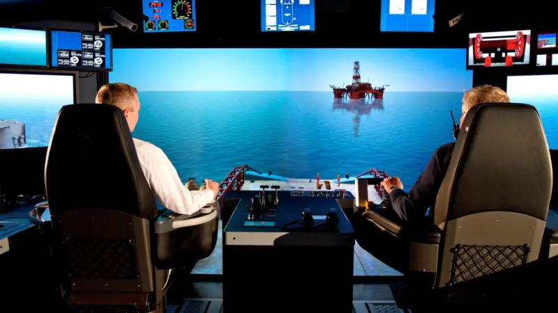 The Kongsberg Maritime offshore simulator