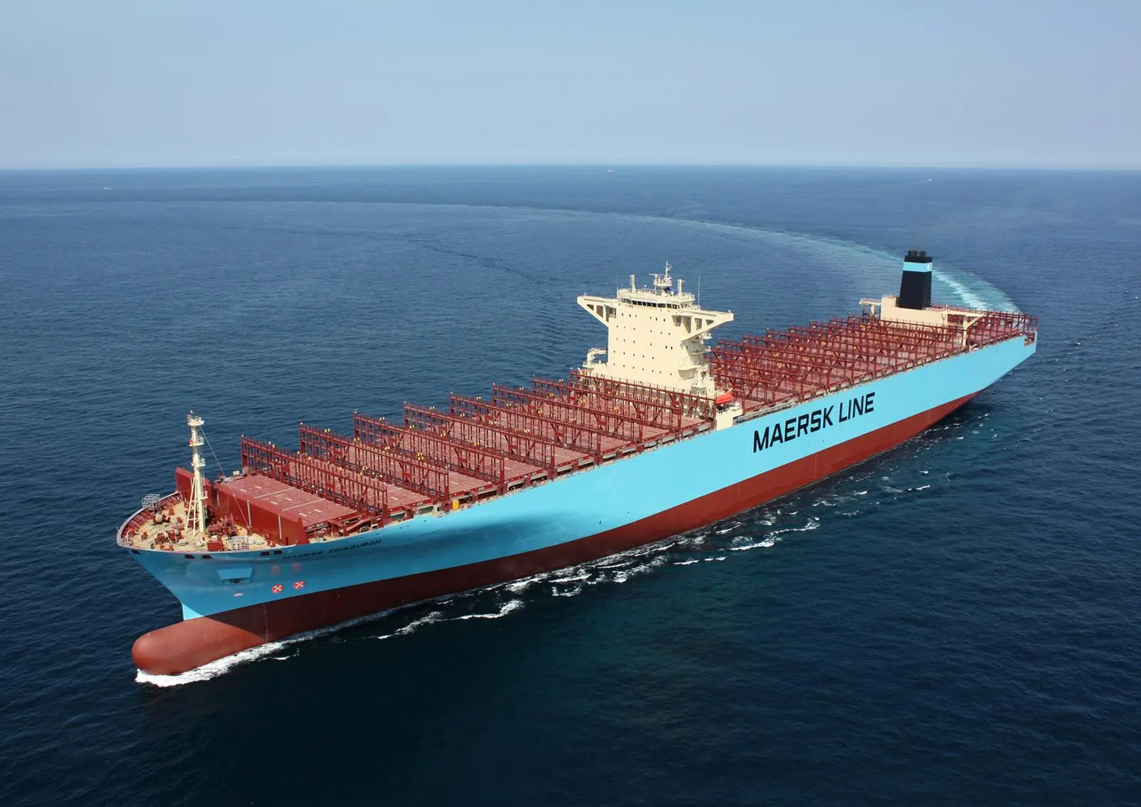 ‘Maersk Edinburgh’ (ex-Pearl Rickmers) is the first ULCS of Rickmers Group which will enter service with charterer Maersk (Photo: Rickmers)
