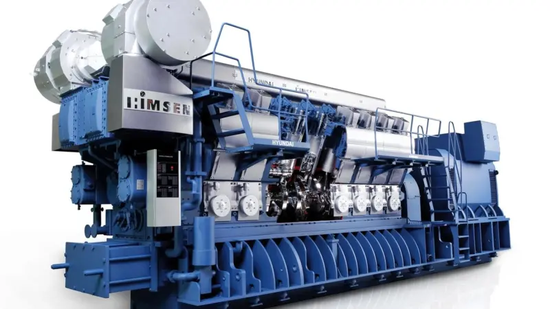 The HiMSEN 18H32/40V diesel engine