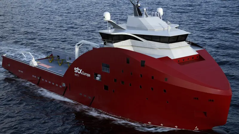 Artist impression of the STX design AH 11 ordered by DOF
