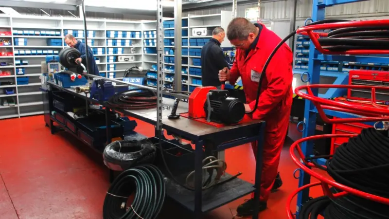 Armada’s new hose making and testing bay
