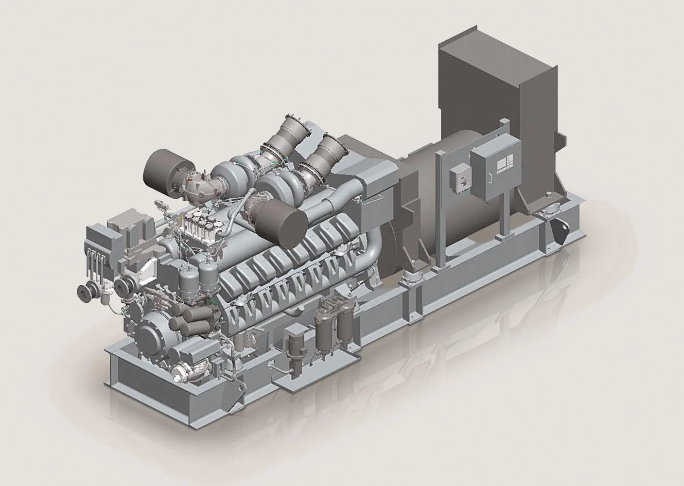 MTU's series 4000 genset for diesel-electric propulsion and onboard power supply for offshore supply vessels