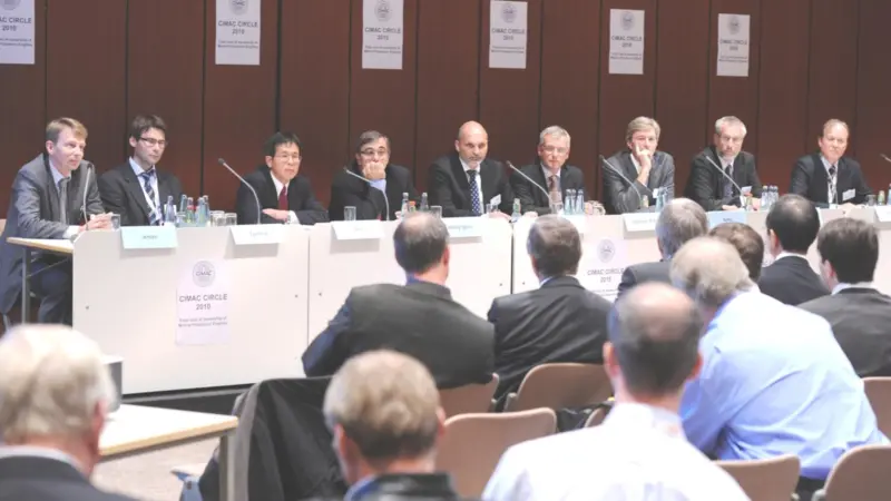 The panel at the 2010 CIMAC circle in Hamburg