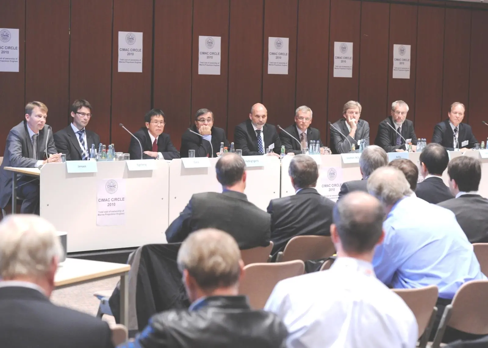 The panel at the 2010 CIMAC circle in Hamburg