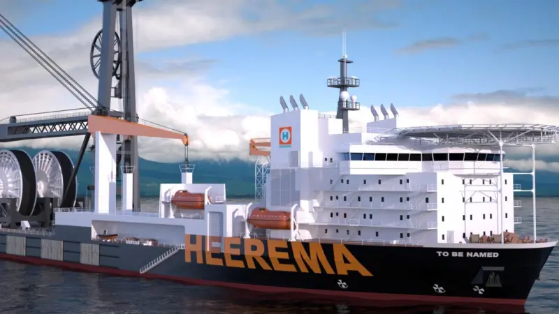Artist impression of Heerema’s deepwater construction vessel