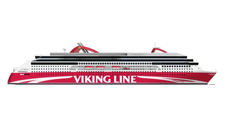 Preliminary profile of the new environmentally-friendly cruise ferry to be built in Finland for Viking Line by STX Europe