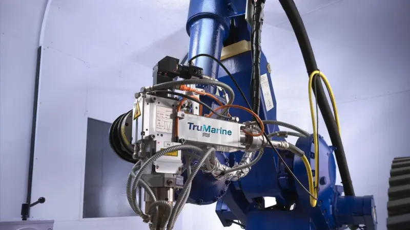 Tru-Marine laser cladding robot