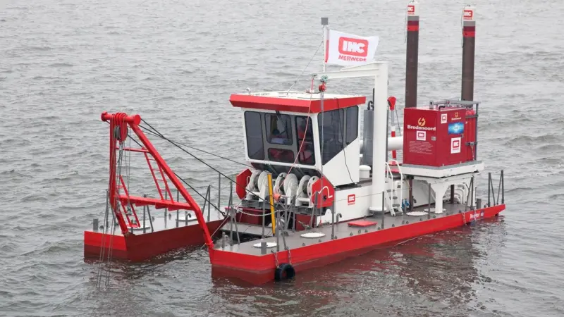 Successful test for sustainable dredging were carried out using an IHC Beaver 40 dredger