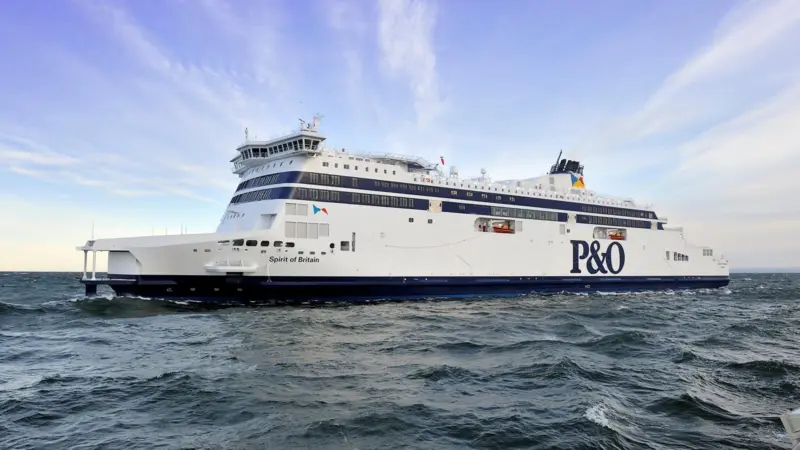 The new P&O ropax ferry ‘Spirit of Britain’