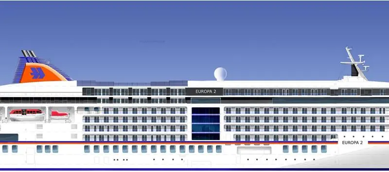 Artist impression of the cruise ship ‘Europa 2’