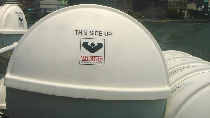 VIKING maintains a worldwide exchange pool for liferaft servicing