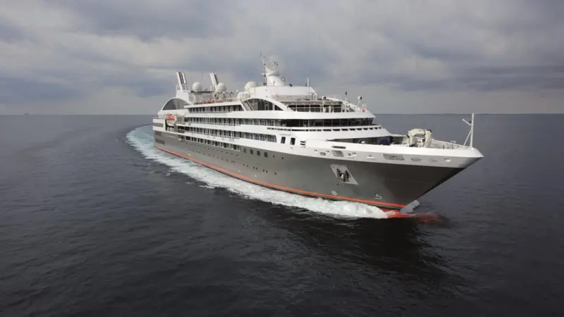 The ultra-luxury cruise ship ‘Le Boreal’