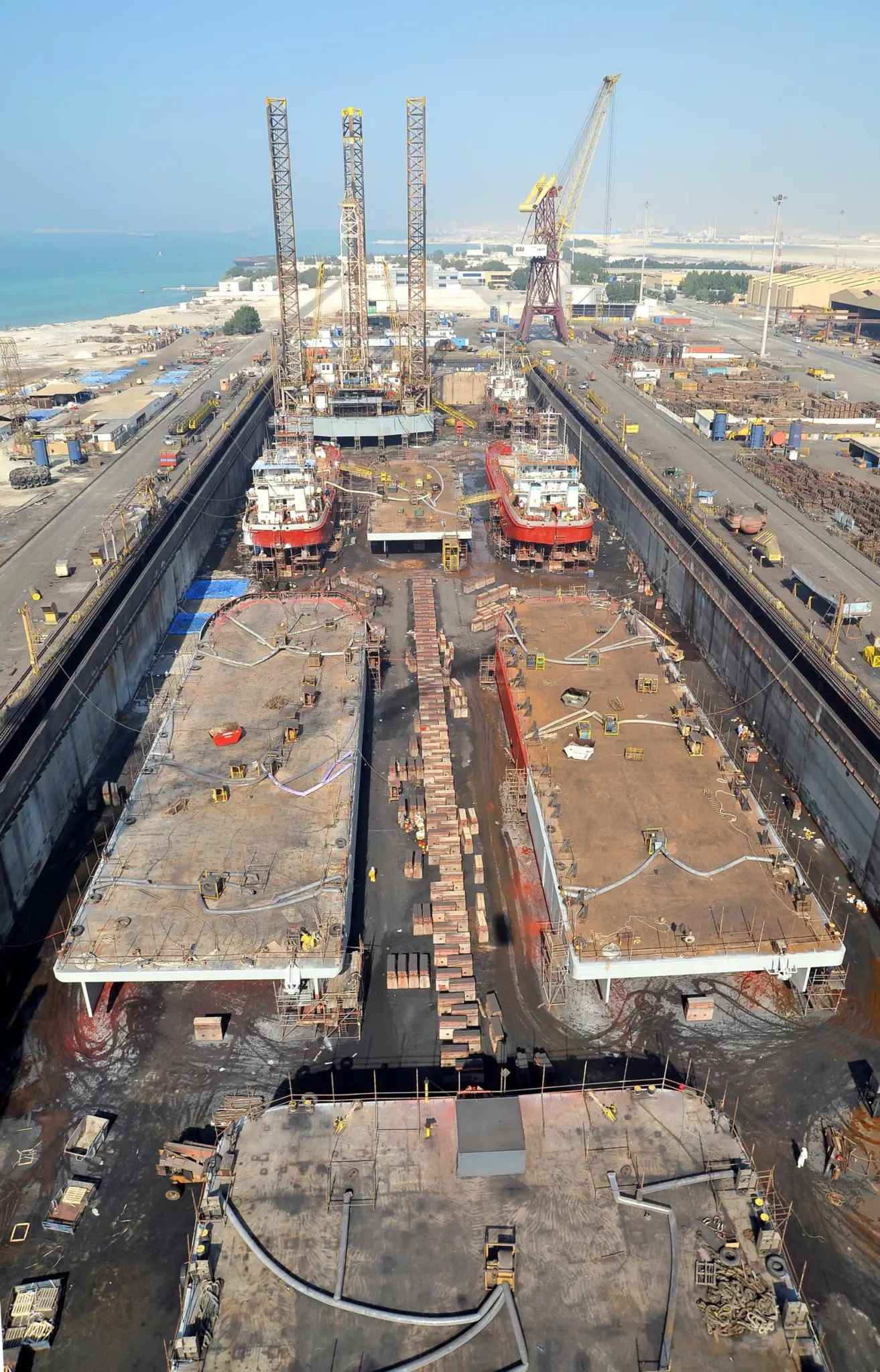 Eight into one at ASRY’s No.1 dock