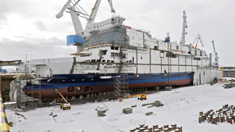Launch of ro-pax ‘Spirit of France’ at Rauma