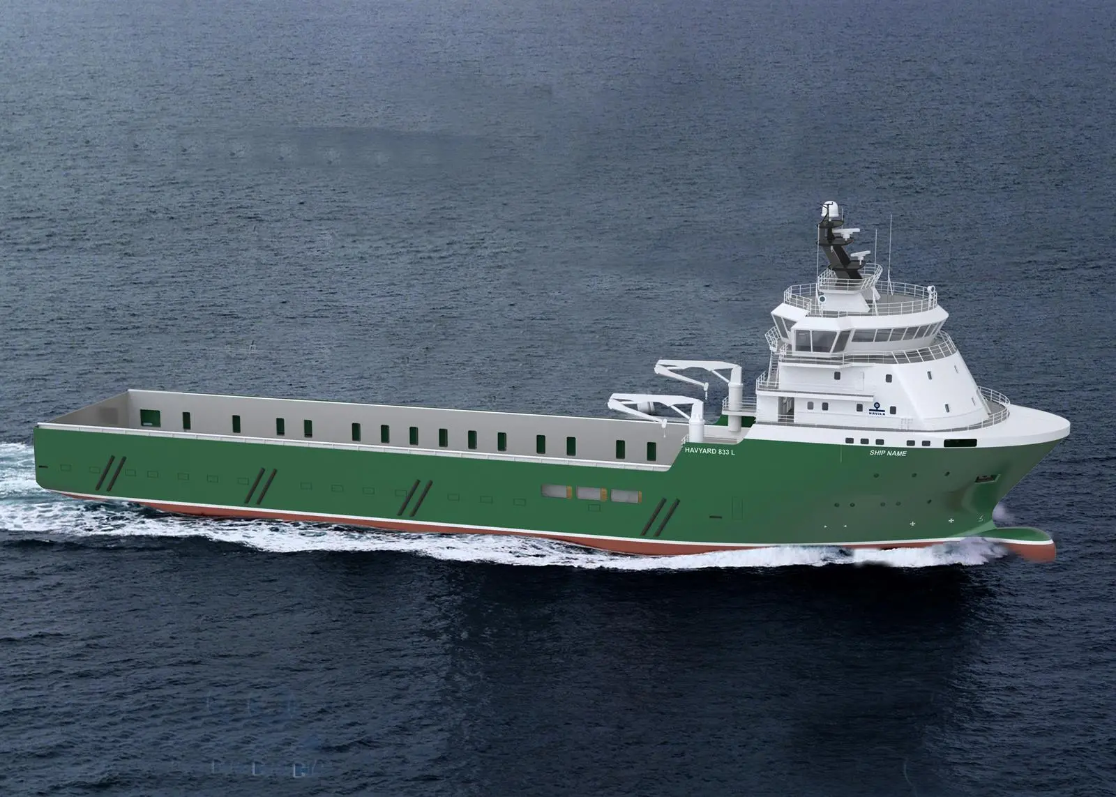 Illustration of the Havyard 833 L design