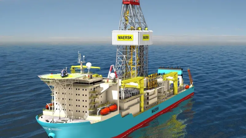 Maersk Drilling's large drillship design; two more ordered from Samsung
