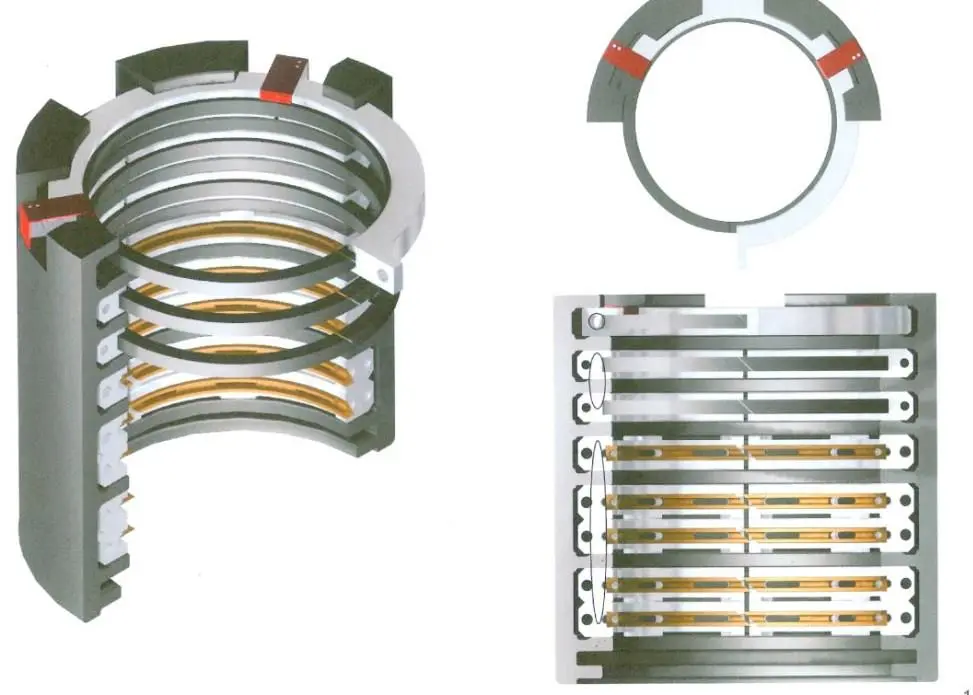 Principal parts of the MSS sealing system