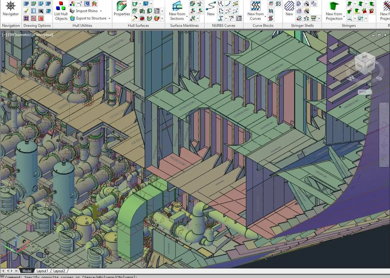 Screen shot of ShipConstructor 2012
