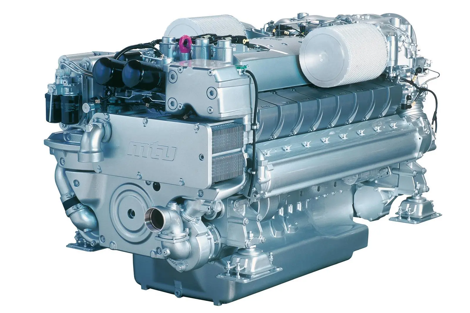 MTU’s 16V 2000 M92 engine is rated at 2,186bhp
