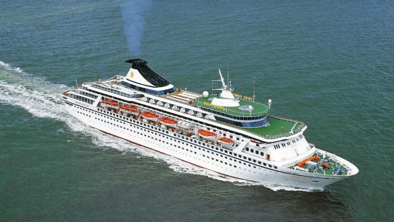 ‘Crown Odyssey’: one of the smallest cruise ships built by Meyer