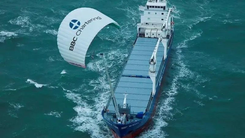 The latest SkySails system is now in use by German operator BBC Chartering