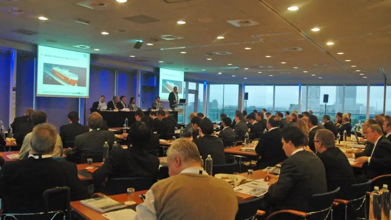 A full attendance at the second Motorship Gas Fuelled Ships conference