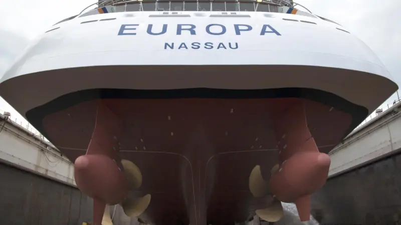 ‘Europa’ work included Azipod overhaul
