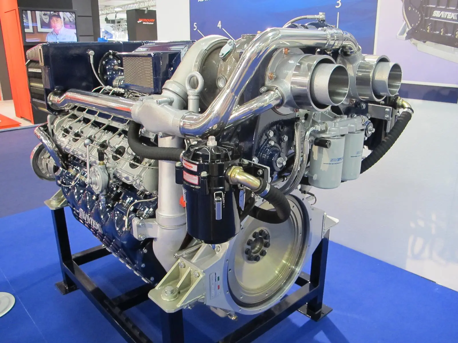Seatek’s latest high-performance V12 engine is being adopted for patrol craft applications
