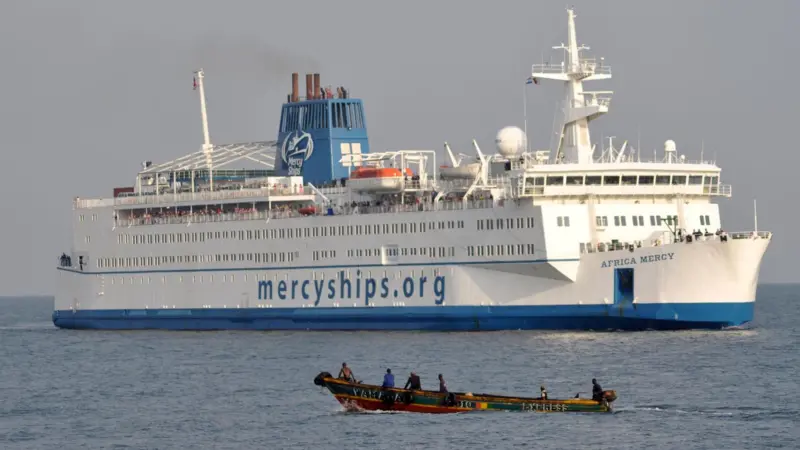 The ‘Africa Mercy’ (Mercy Ships)