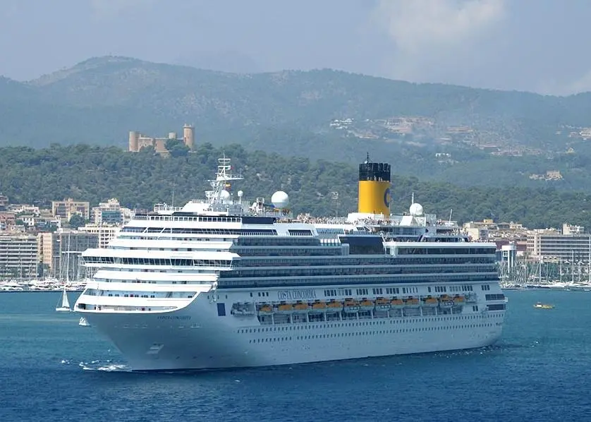 The Costa Concordia in happier times