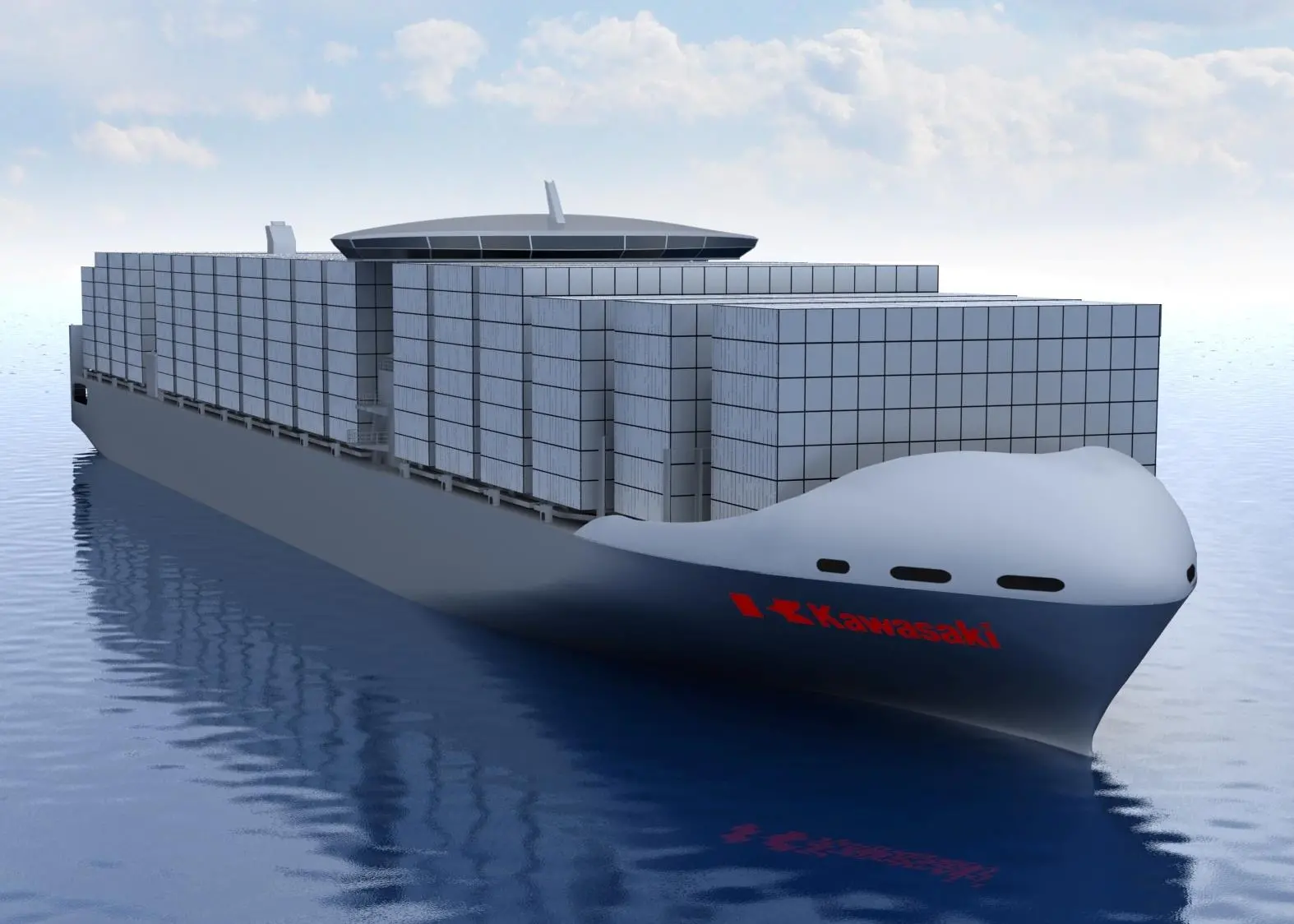 KHI’s gas fuelled container ship design has received approval in principle from DNV