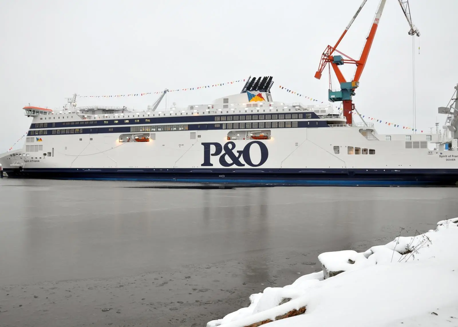 ‘Spirit of France’ – finally ready for handover to P&O Ferries