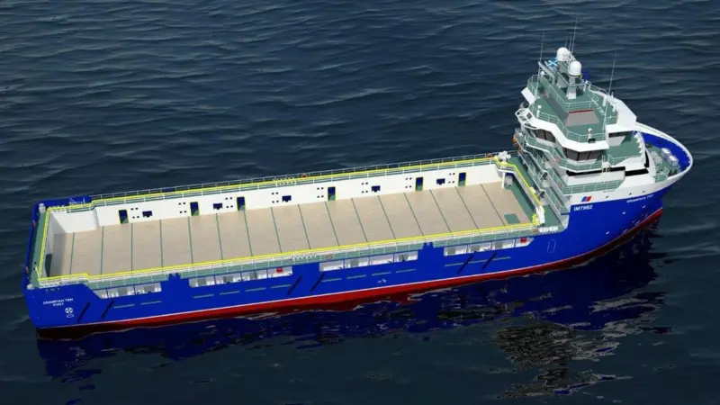 OSD'a IMT 892 PSV design, to be built by Balenciaga for Northstar Shipping