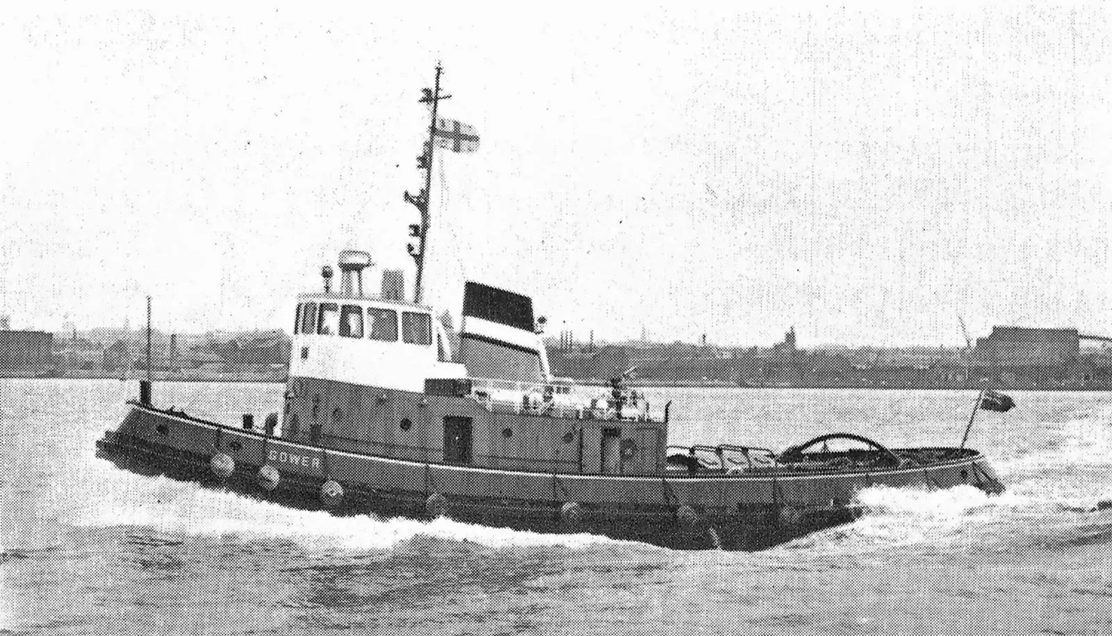 The ‘Gower’, a 1,020bhp 1961 tug delivery for Alexandra Towing from Yarwoods; the first British tug with a Liaaen CP propeller