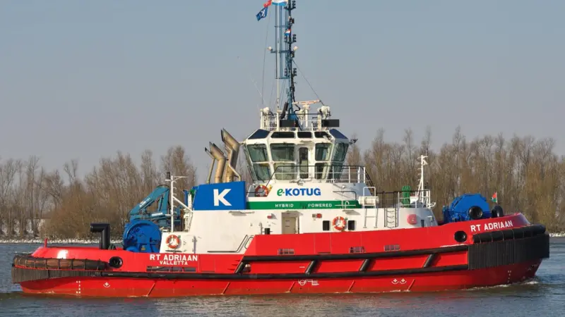 Kotug tug ‘RT Adriaan’ soon to re-enter service with a hybrid propulsion plant