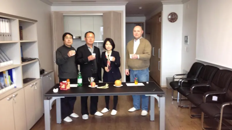 Mesab has established a Korean presence: left to right, GS Lee, executive director technical, IJ Choi, managing director, YA Kim, manager sales support, and Anders Sjöström, CEO of ME Solutions