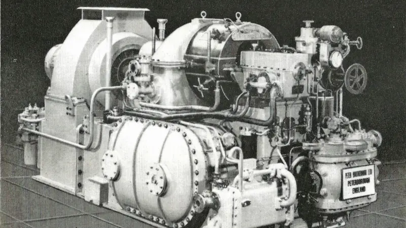 The Brotherhood turbo-generator system destined for the tanker ‘British Venture’