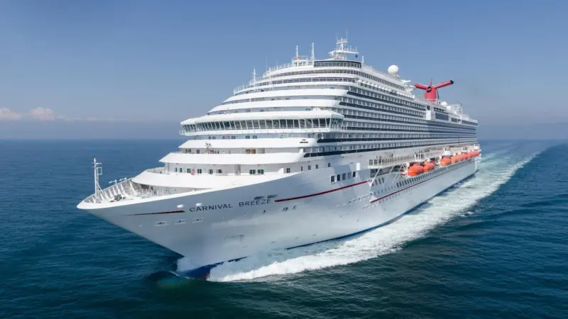 The 'Carnival Breeze' is the 30th cruise ship to be built by Monfalcone yard