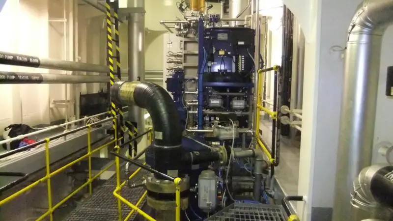 A system installed onboard by MESAB, a supplier of Alfa Laval’s systems