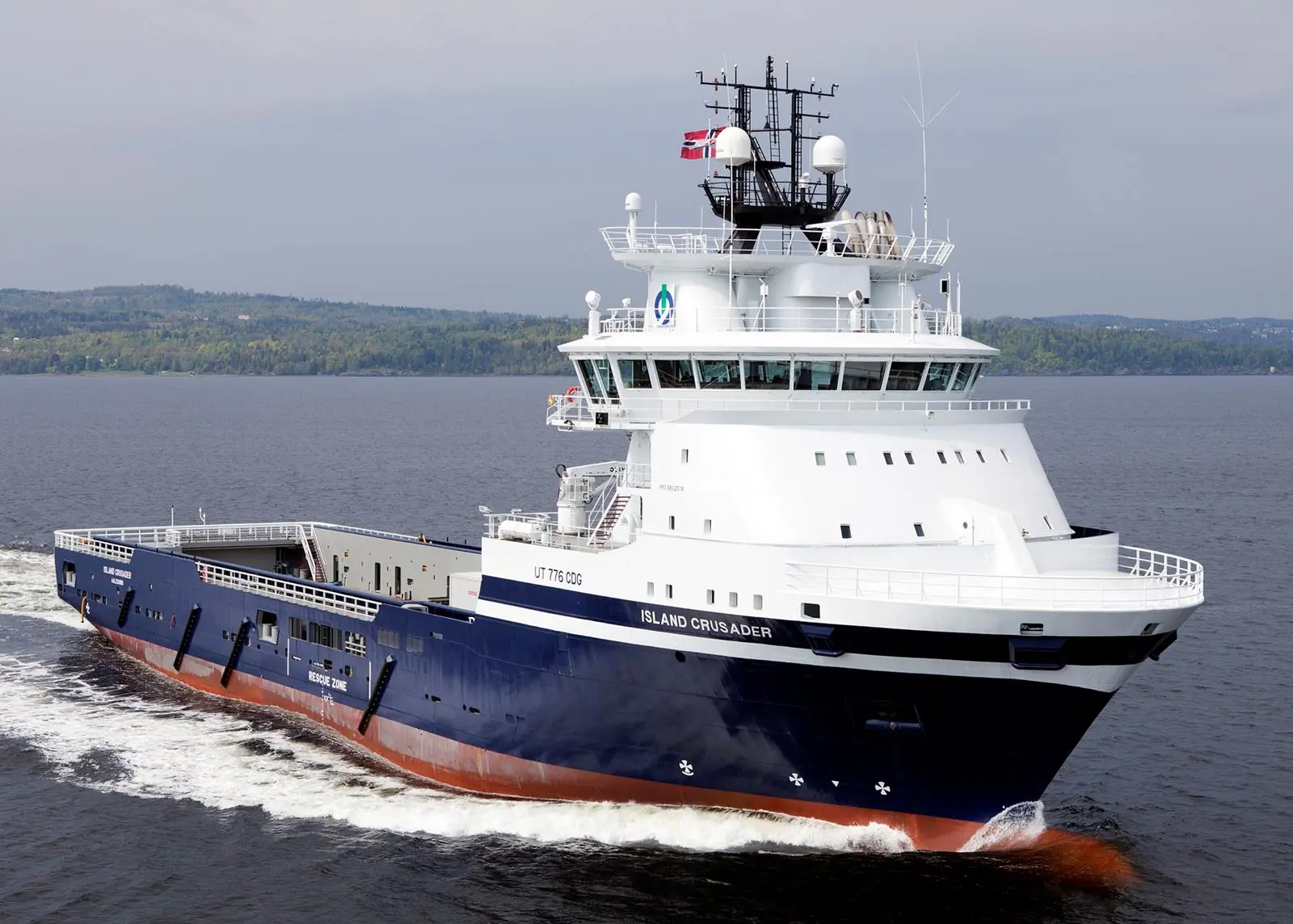 The 'Island Crusader' is the first Rolls-Royce gas powered offshore vessel