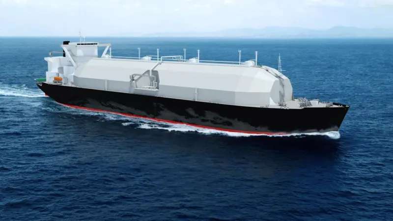 The MHI Sayaendo LNG tanker design, as ordered by Mitsui OSK Lines