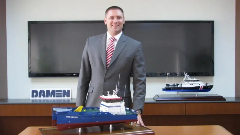 Maarten Jogen, managing director, Damen Shipyards Singapore (DSSi)