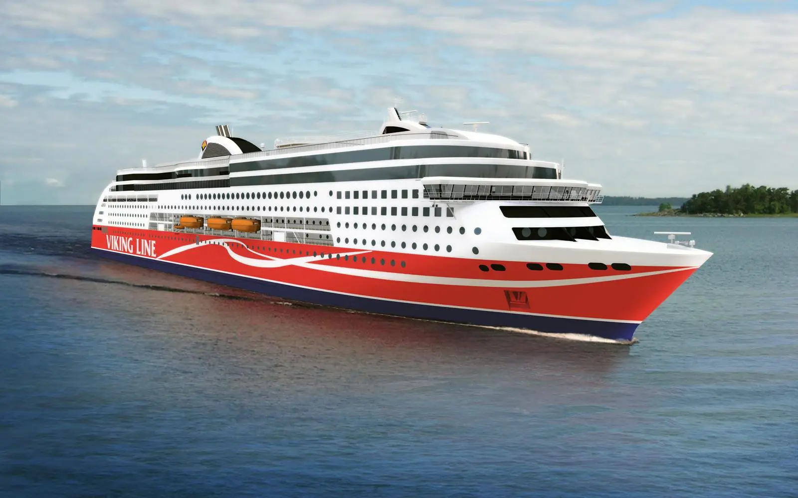 ‘Viking Grace’ – LNG cruise ferry a step nearer completion