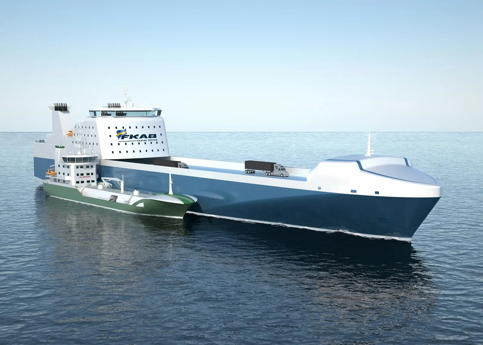 LNG fuelled ship bunkering from a small LNG tanker (picture: Kogas)