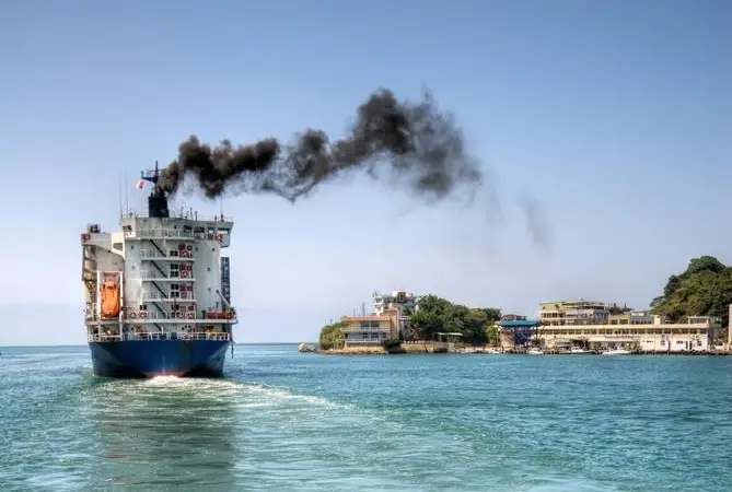 Visible pollution is likely to harm shipping’s good environmental track record, but the real danger is in its carbon footprint